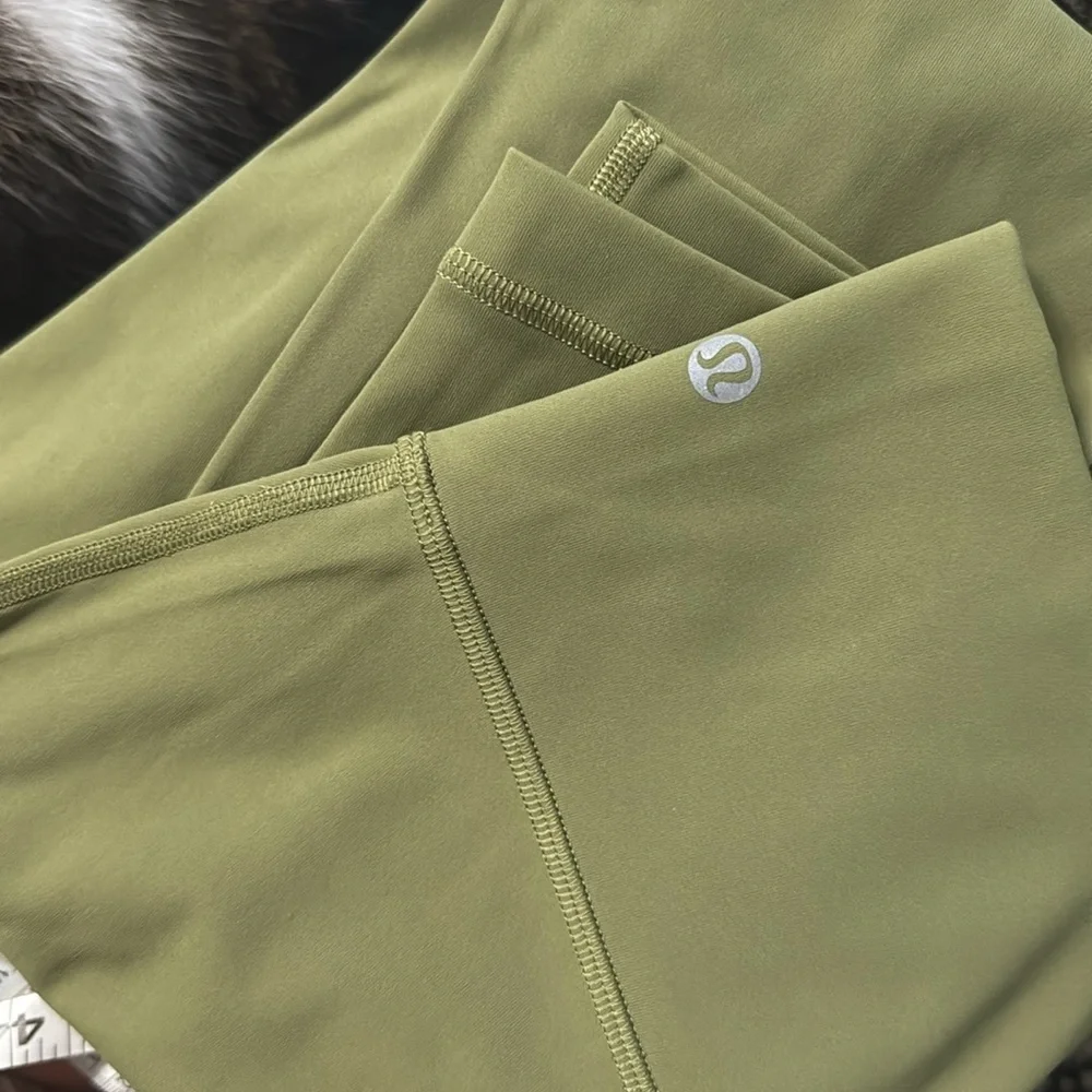 Lululemon Wunder Under High-Rise 28” Full-On Luxtreme Bronze Green Size 6 80